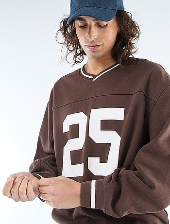 Sudadera deportiva en felpa