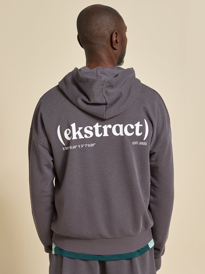 Sudadera deportiva unisex - (ekstract) Negro - Kiabi