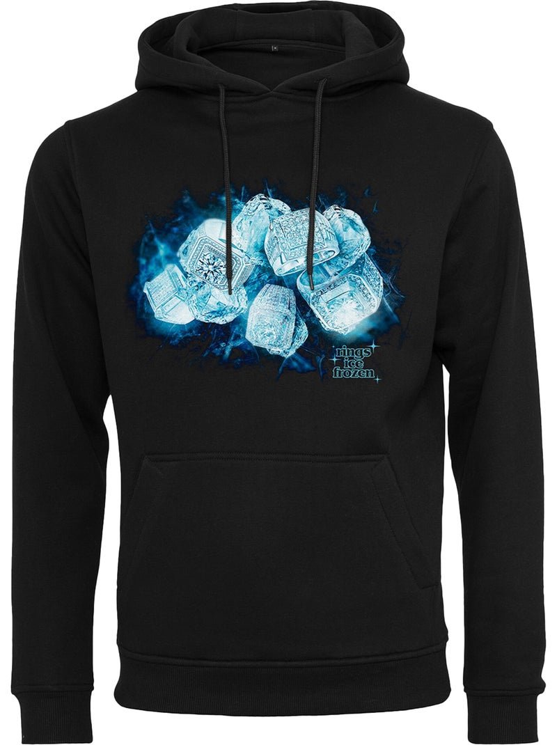 Sudadera diseño anilla de hielo para hombre - mister tee Negro - Kiabi