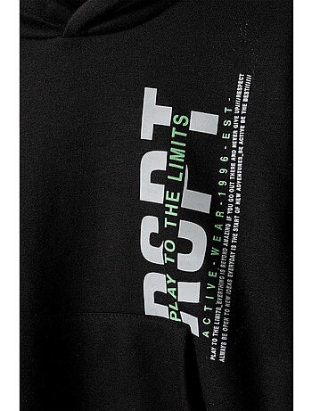 Sudadera diseño estampado de pecho de polar niños - minoti