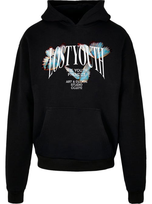 Sudadera diseño mariposa para hombre - lost youth - Kiabi Sudadera diseño mariposa para hombre - lost youth - Kiabi