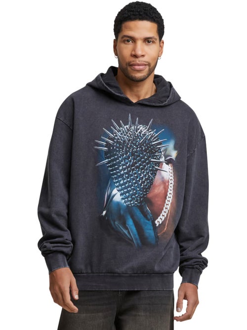 Sudadera diseño máscara espinosa para hombre - mister tee - Kiabi