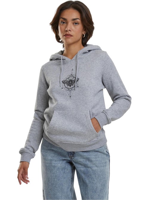 Sudadera diseño polilla para mujer - mister tee - Kiabi Sudadera diseño polilla para mujer - mister tee - Kiabi