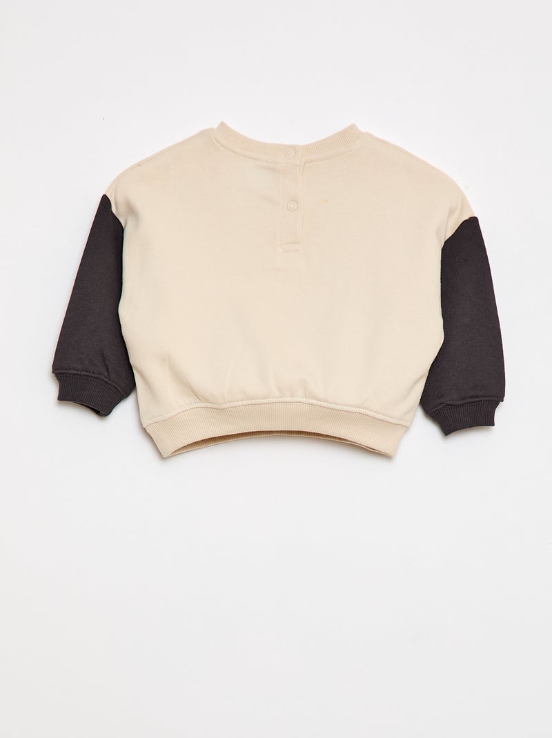 Sudadera 'Disney' bicolor Negro - Kiabi