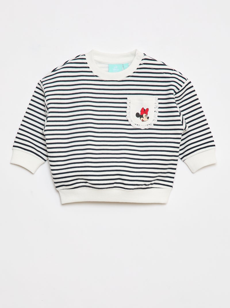 Sudadera 'Disney' con automáticos en el hombro Blanco - Kiabi