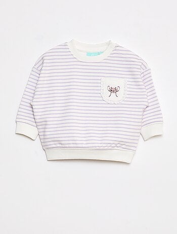 Sudadera 'Disney' con automáticos en el hombro