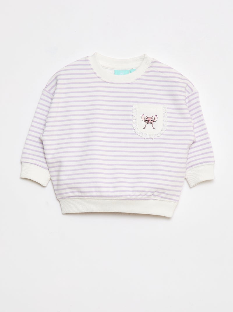 Sudadera 'Disney' con automáticos en el hombro Blanco - Kiabi