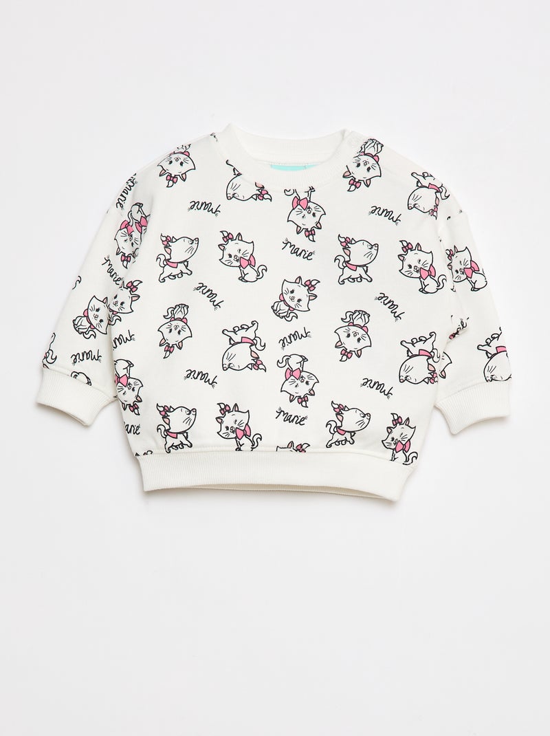 Sudadera 'Disney' con automáticos en el hombro Blanco - Kiabi