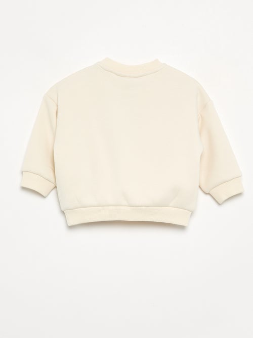Sudadera 'Disney' de cuello redondo - Kiabi Sudadera 'Disney' de cuello redondo - Kiabi