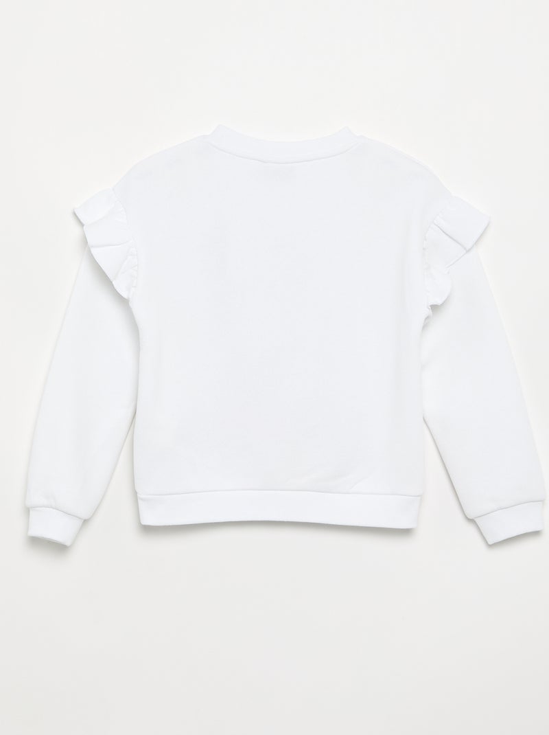 Sudadera 'Disney' de manga larga Blanco - Kiabi