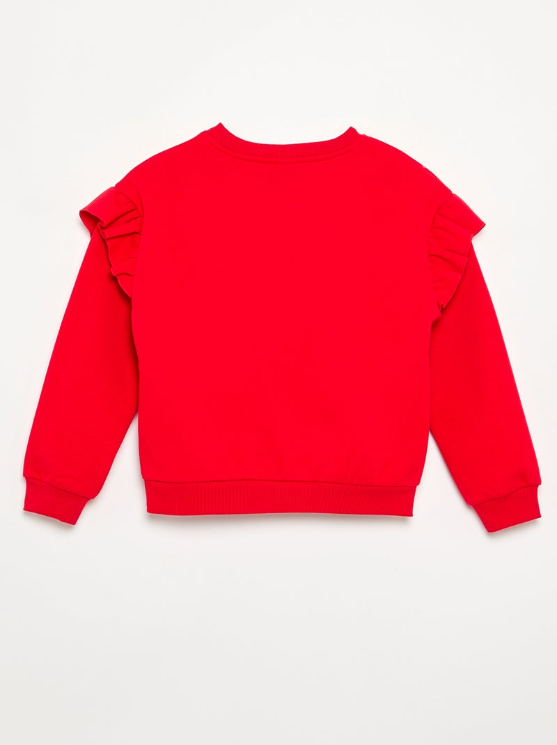 Sudadera 'Disney' de manga larga Rojo - Kiabi