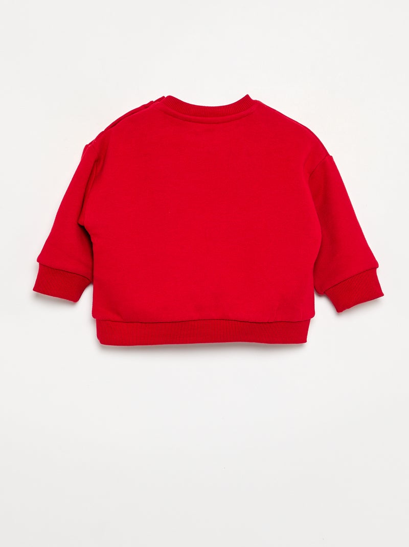 Sudadera 'Disney' de manga larga Rojo - Kiabi