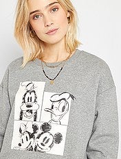 Ropa de disney, harry potter o superhéroes de Sudadera Mujer | Kiabi