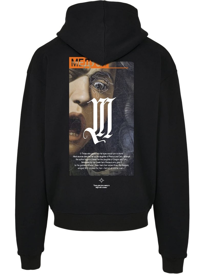 Sudadera dusa diseño pintar de pesada para hombre - mister tee Negro - Kiabi
