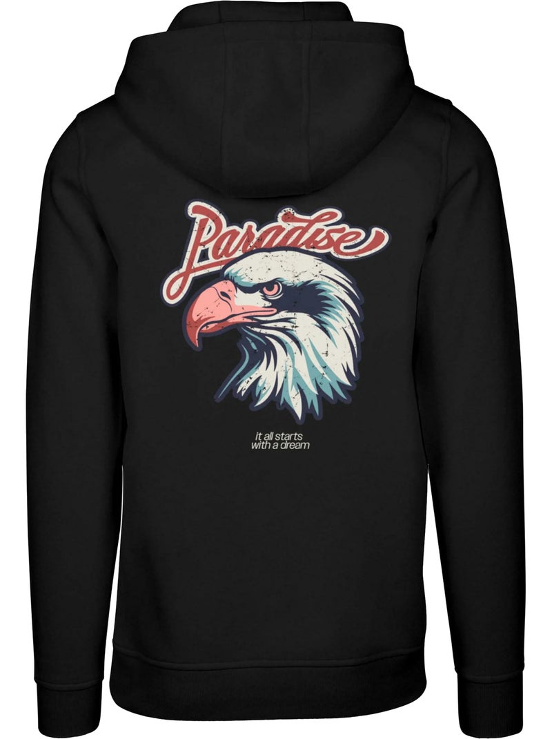 Sudadera eagle paradise para hombre - mister tee Negro - Kiabi