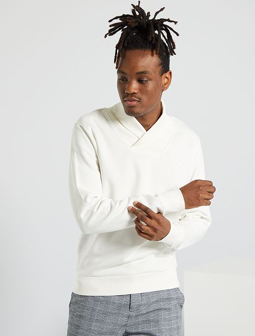 Sudadera eco-concepción - blanco nieve - Kiabi - 19.00€