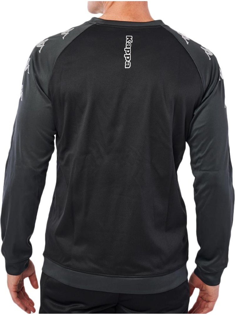 Sudadera Entrenamiento Hombre Kappa Negro - Kiabi