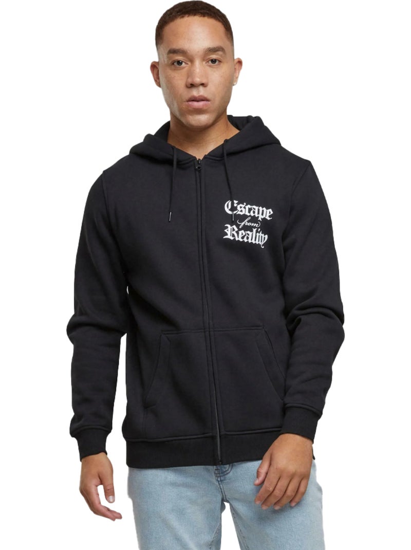 Sudadera escape from reality para hombre - mister tee Negro - Kiabi