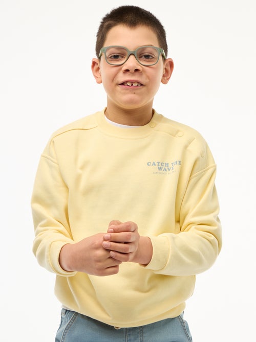 Sudadera estampada - Colección fácil de poner - Kiabi