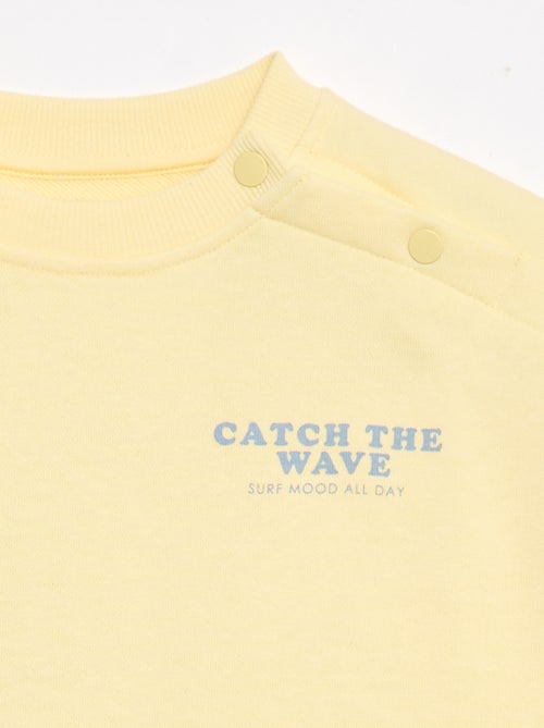 Sudadera estampada - Colección fácil de poner - Kiabi