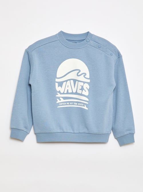 Sudadera estampada - Colección fácil de poner - Kiabi