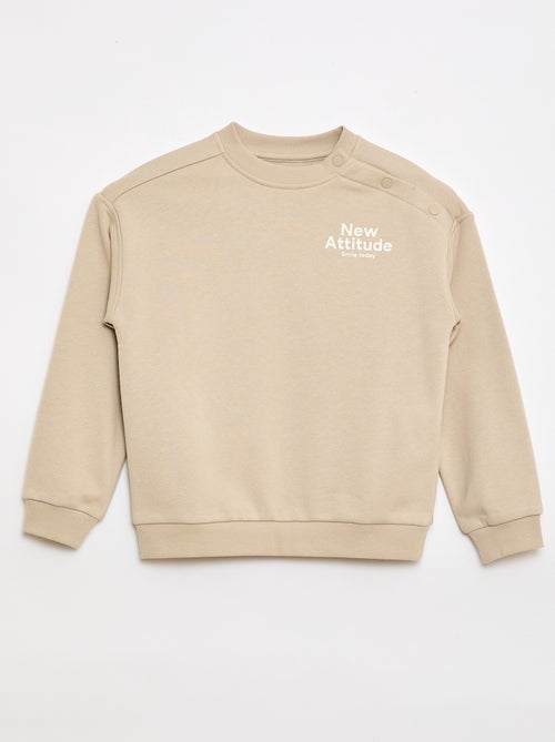 Sudadera estampada - Colección fácil de poner - Kiabi