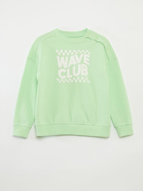 Sudadera estampada - colección fácil de poner - Kiabi