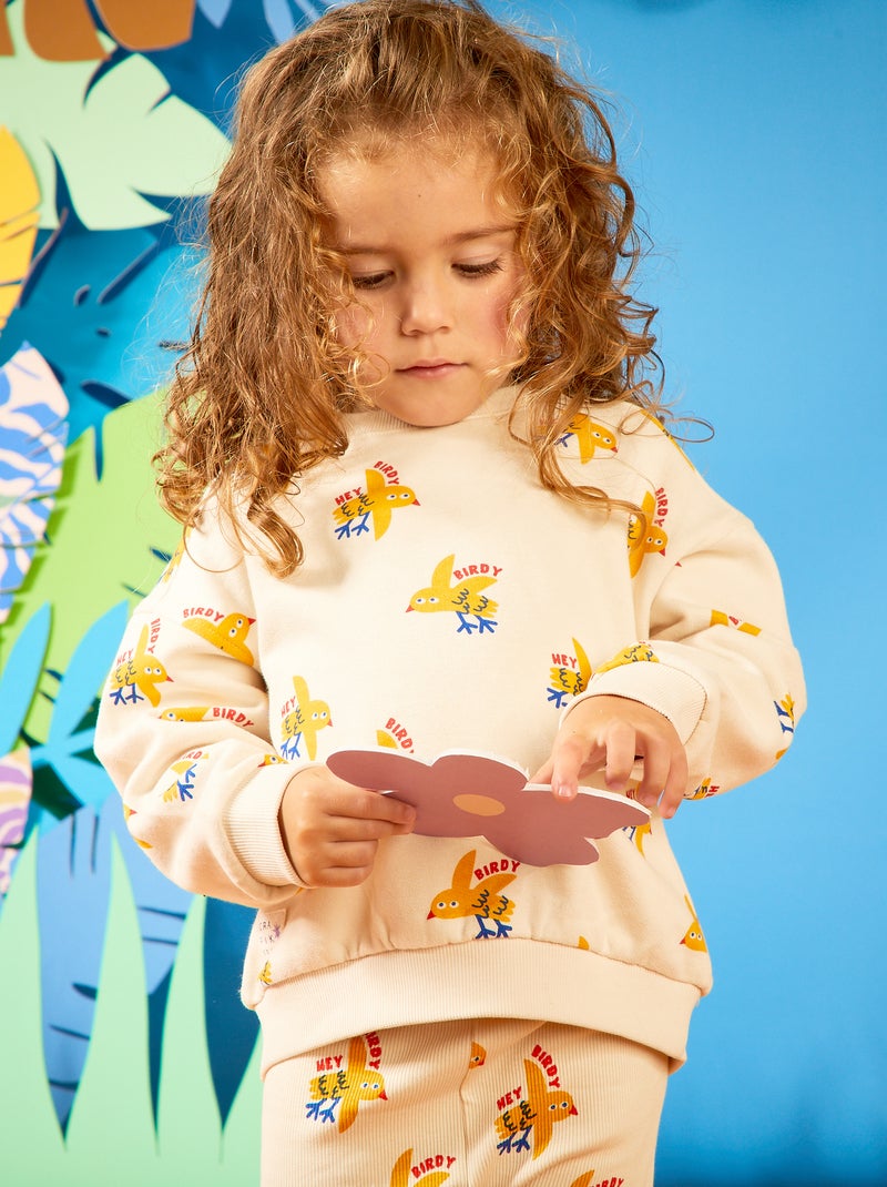 Sudadera estampada - Grafik Edition BLANCO - Kiabi