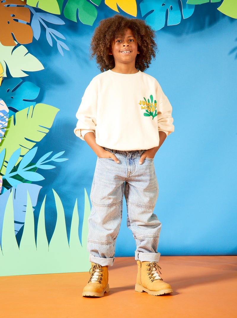 Sudadera estampada - Grafik Edition BLANCO - Kiabi