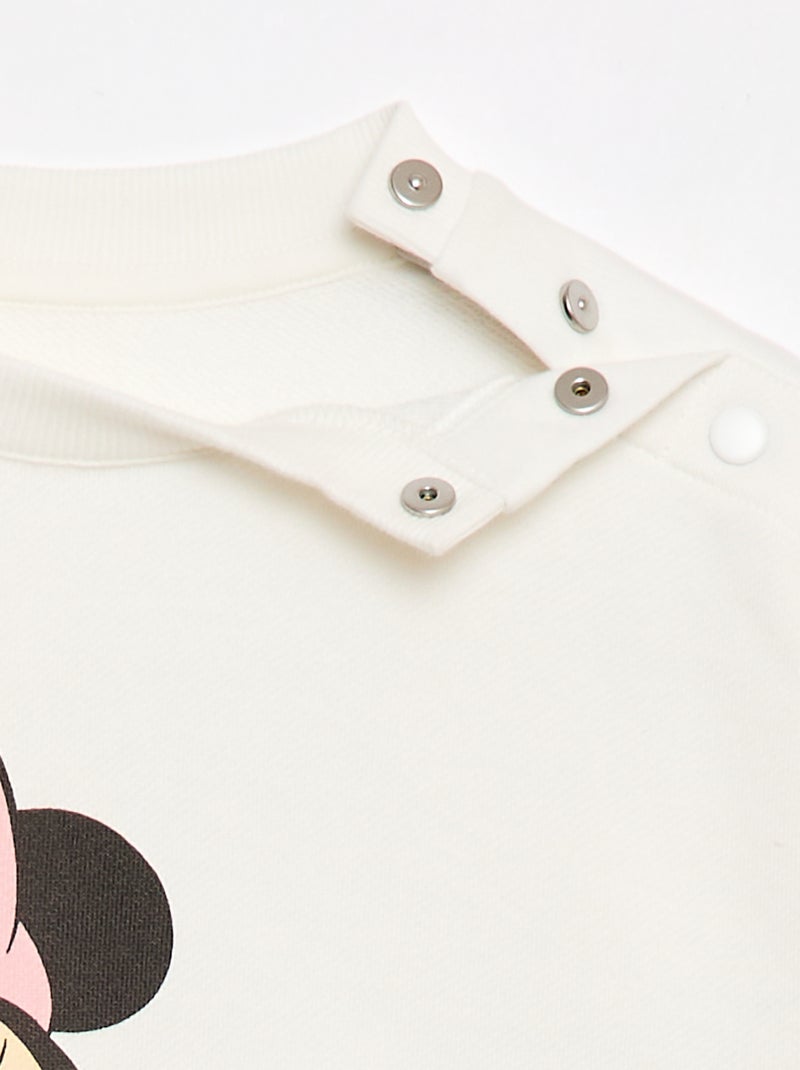 Sudadera estampada - 'Minnie' 'Disney' - Colección fácil de poner Blanco - Kiabi