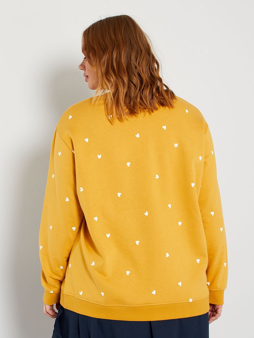 Sudadera estampada - AMARILLO - Kiabi - 8.00€