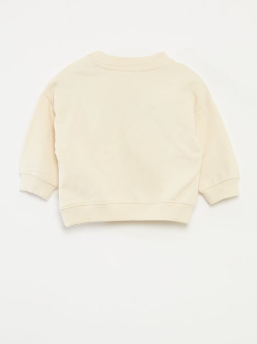 Sudadera estampada animada 'Snoopy' en polar de algodón - Kiabi