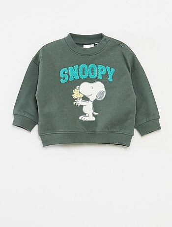 Sudadera estampada animada 'Snoopy' en polar de algodón