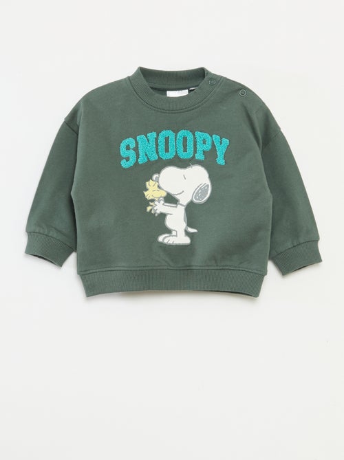 Sudadera estampada animada 'Snoopy' en polar de algodón - Kiabi