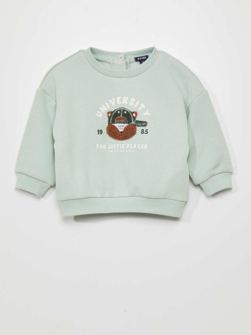 Sudadera estampada AZUL - Kiabi