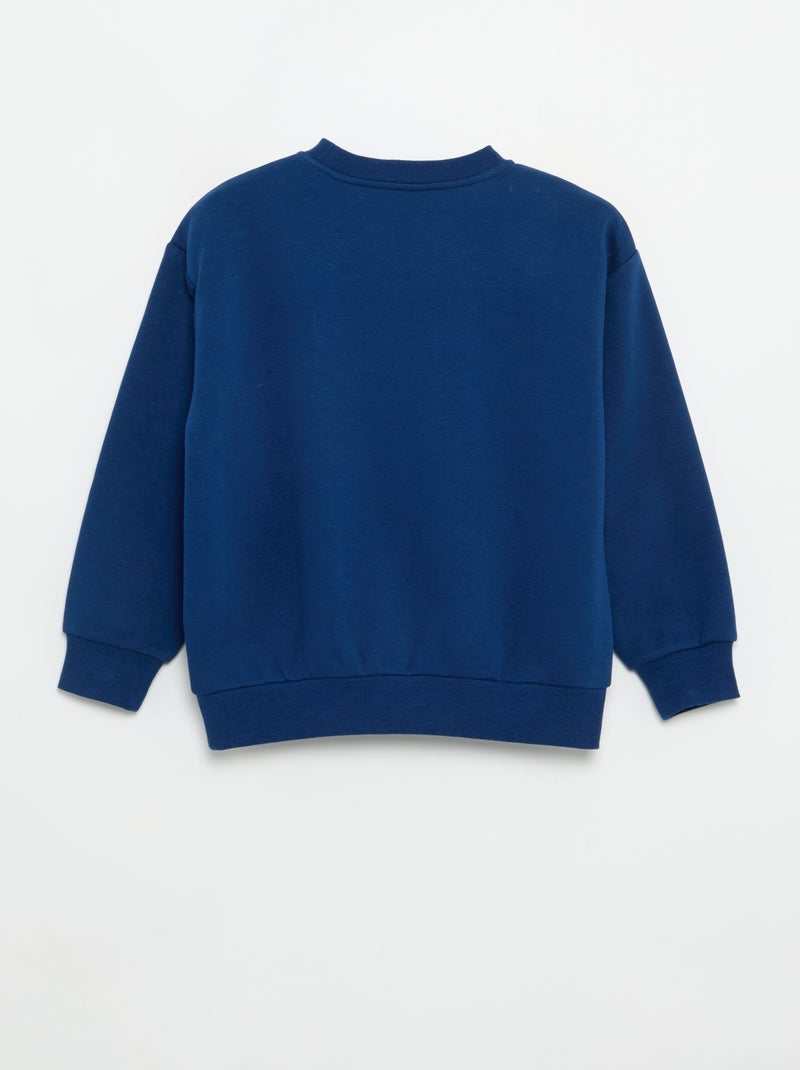 Sudadera estampada Azul - Kiabi
