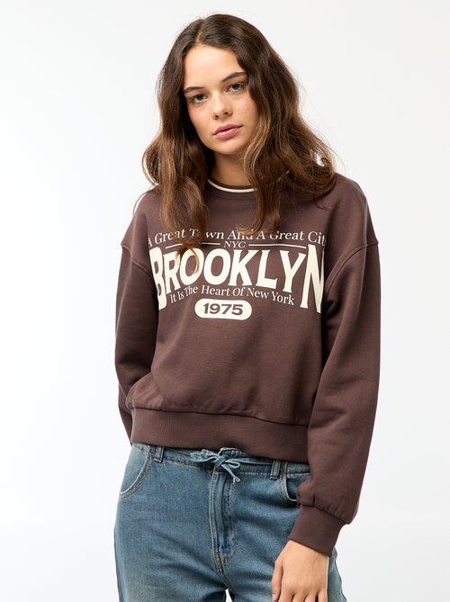 Sudadera estampada 'Brooklin' - Kiabi