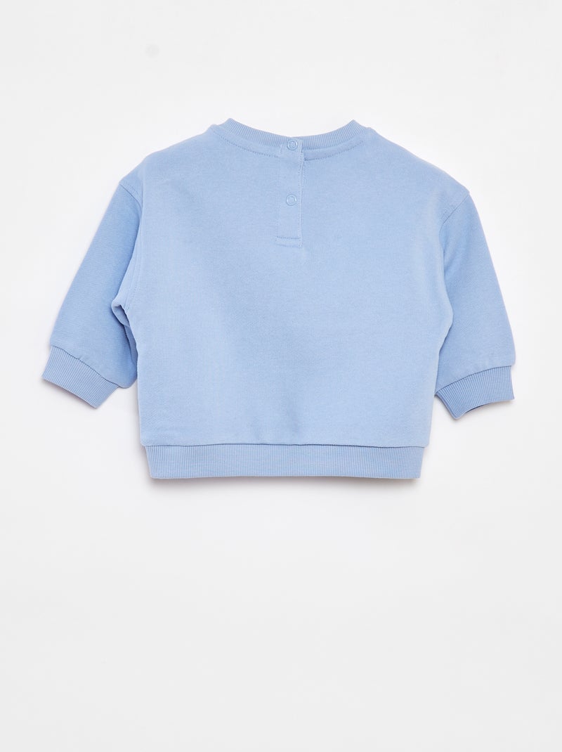 Sudadera estampada 'Brother' AZUL - Kiabi