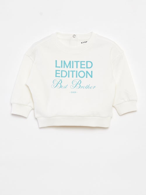 Sudadera estampada 'Brother' - Kiabi
