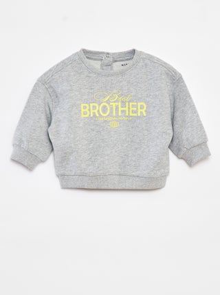 Sudadera estampada 'Brother'