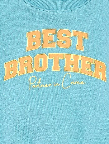 Sudadera estampada 'Brother'
