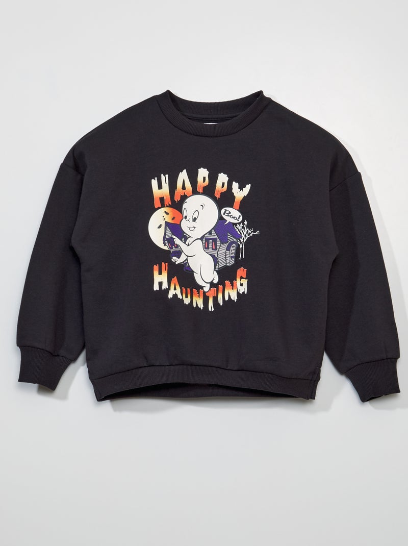 Sudadera estampada 'Casper' - Halloween NEGRO - Kiabi