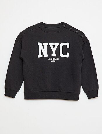 Sudadera estampada con automáticos imantados - So Easy