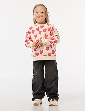 Sudadera estampada con automáticos imantados en el hombro - So Easy