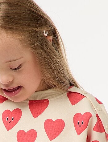 Sudadera estampada con automáticos imantados en el hombro - So Easy