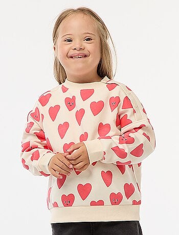 Sudadera estampada con botones a presión imantados en el hombro - So Easy