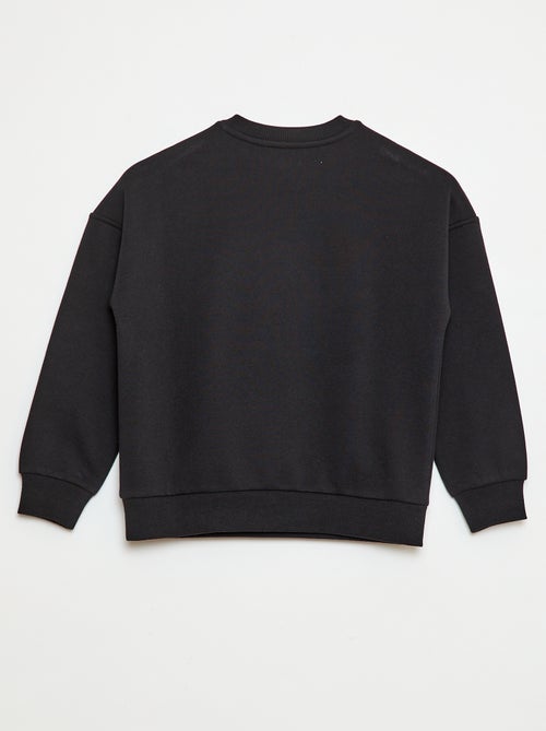 Sudadera estampada con botones a presión magnéticos - So Easy - Kiabi