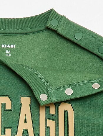 Sudadera estampada con botones a presión magnéticos - So Easy