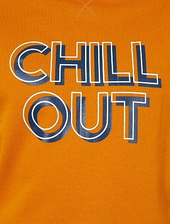 Hombre de más de 1’90m - Sudadera estampada con capucha +1,90 m - Kiabi