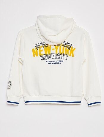 Sudadera estampada con capucha